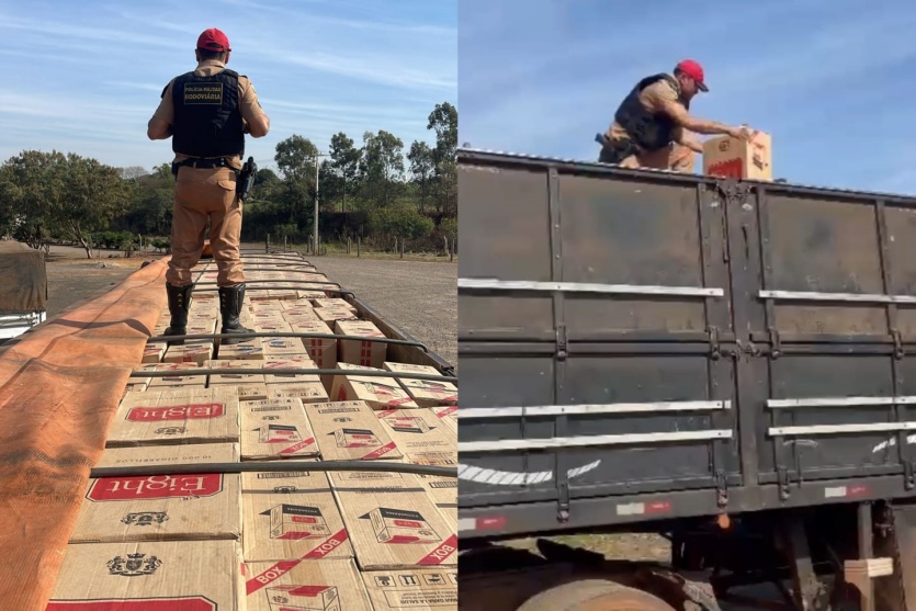 condutor-abandona-caminhao-mais-de-r$-1-milhao-em-cigarros,-em-cruzeiro-do-oeste