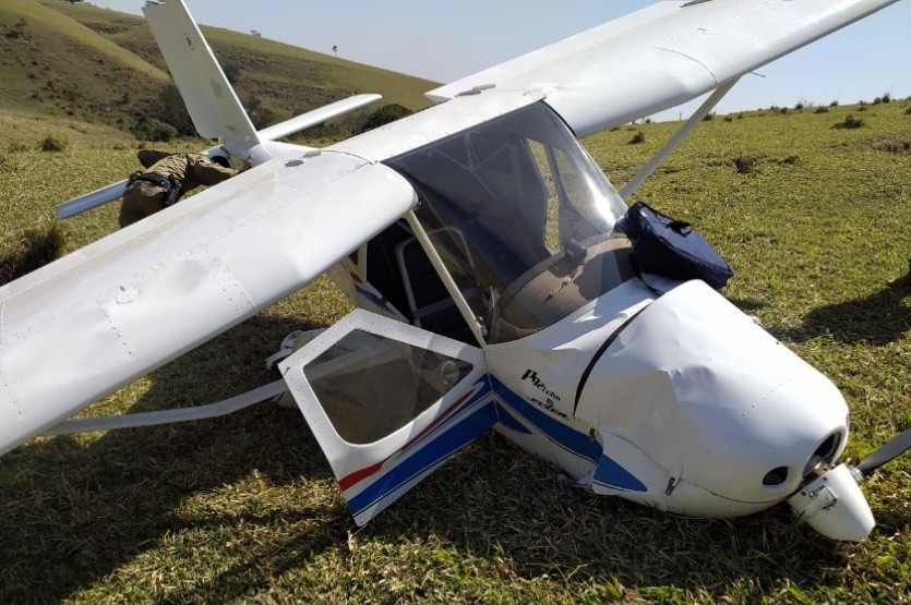 morador-de-guaira-pilotava-monomotor-que-fez-pouso-forcado-na-area-rural-de-ribeirao-claro